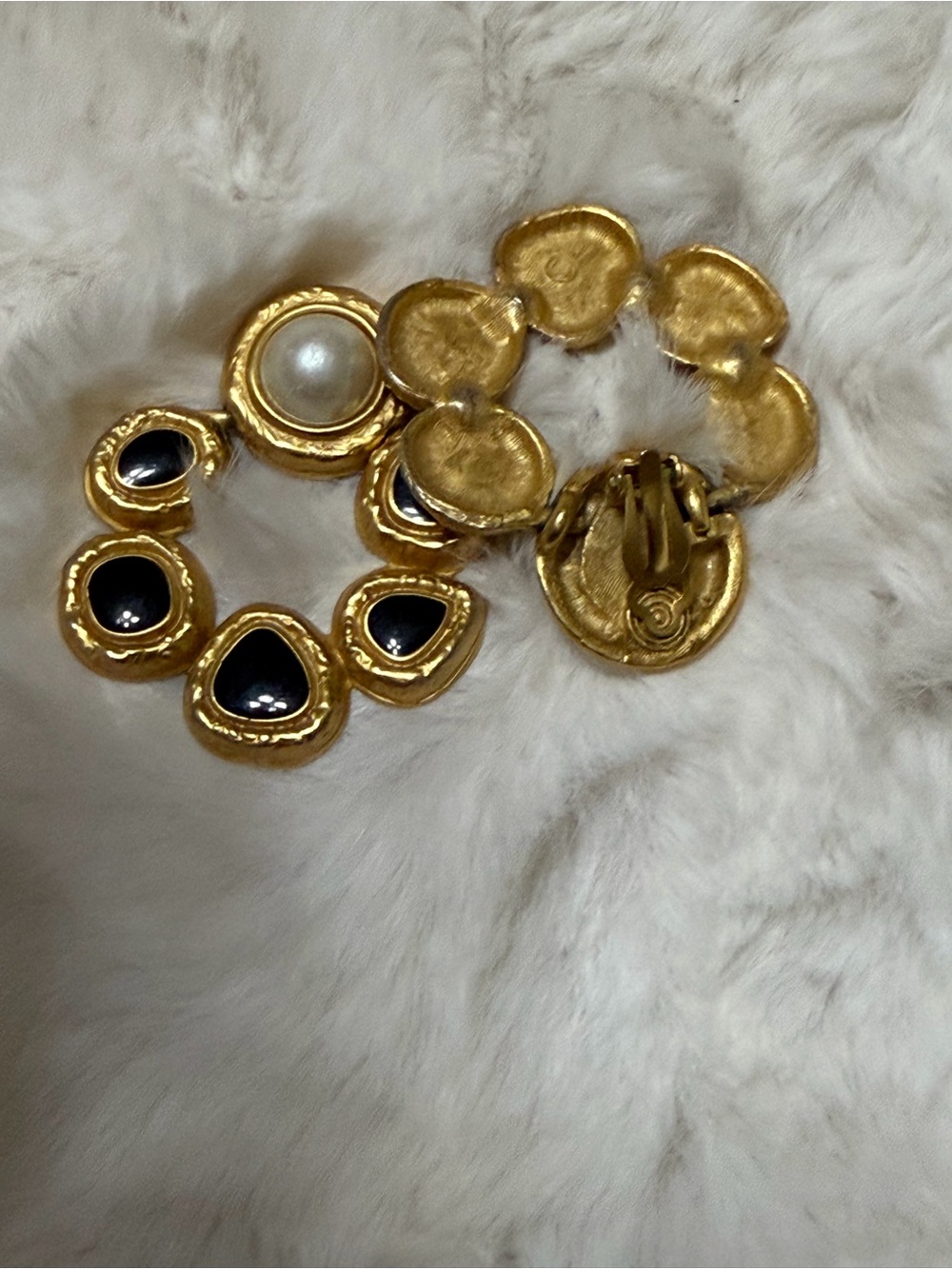 Vintage Anne Klein Statement Earrings - Women Jewelry - Picture 2 of 4